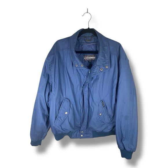 Members Only Other - Only Jacket Mens Size Large 44 Bomber Jacket Navy Blue Retro